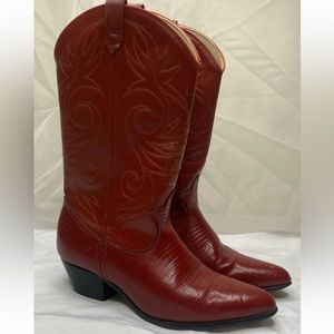 Shepler’s Western Cowboy Boots Red